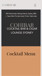 Mobile Screenshot of cohibar.com.au